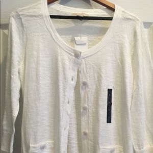 Banana Republic NWT White Cardigan